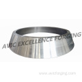 support base for aircraft engine forging